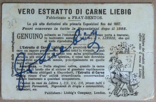 Figurine Liebig - ITA - Sang. 352 - Ombre con …