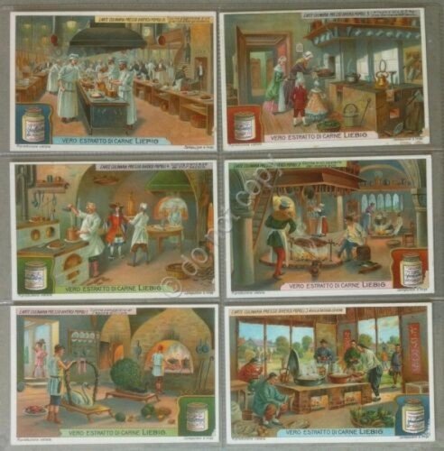 Figurine Liebig - Italia - S 1037 - L'arte culinaria …