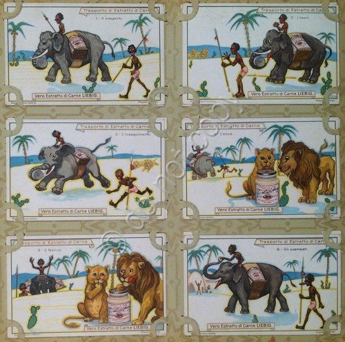 Figurine Liebig - Italia - Sang. 1175 - Trasporto di …