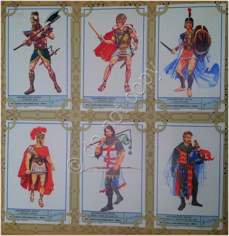 Figurine Liebig - Italia - Sang. 1869 - Uniformologia antica …