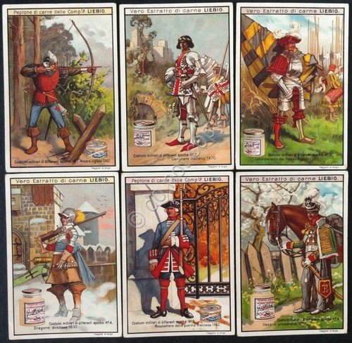 Figurine Liebig - Italia - Sang. 619 - Costumi Militari …