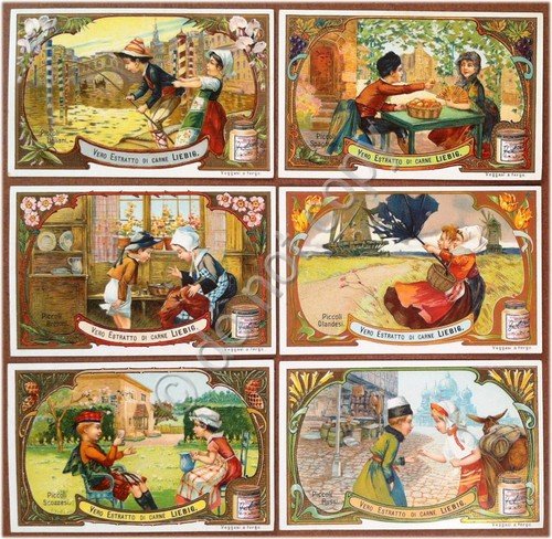 Figurine Liebig - Italia - Sang. 860 - Piccoli di …