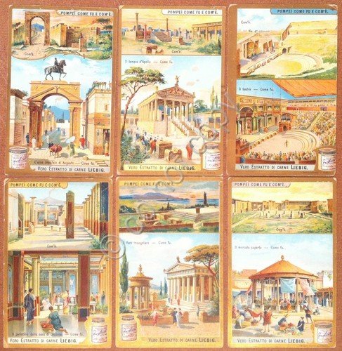 Figurine Liebig - Italia - Sang. 861 - Pompei come … | Immagine principale