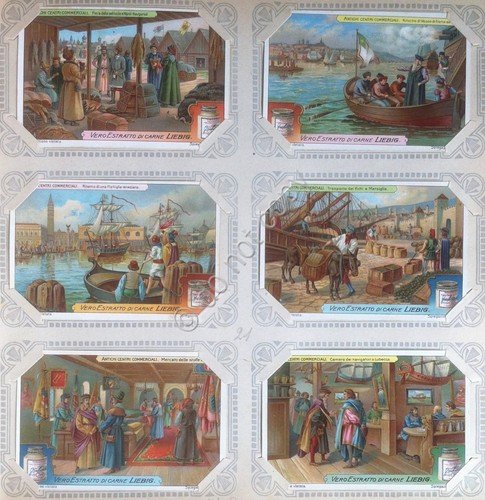 Figurine Liebig - S. 1109 - Antichi centri commerciali - … | Immagine principale