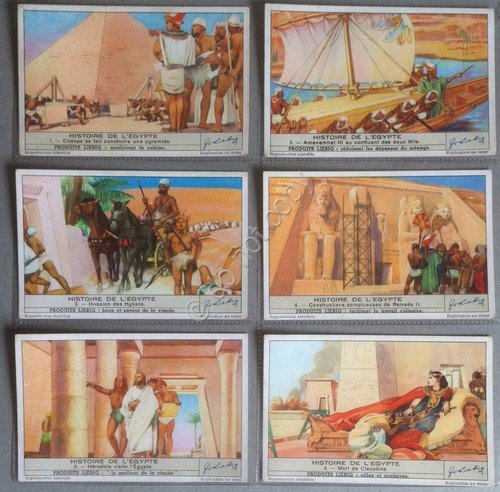 Figurine Liebig Belgio Sang. 1462 - Histoire de l'Egypte - …