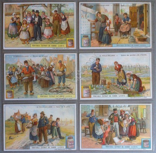 Figurine Liebig Francia S. 857 - La veille Hollande La …