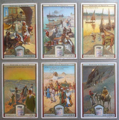 Figurine Liebig Francia Sang. 1005 - Scènes d'Égypte - 1910 | Immagine principale