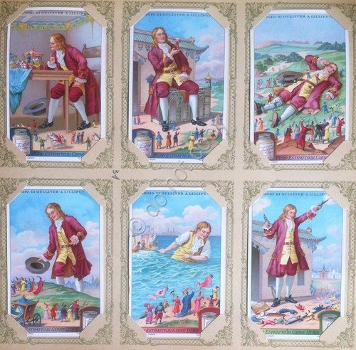 Figurine Liebig Italia - Sang. 1194 - Viaggio di Gulliver … | Immagine principale