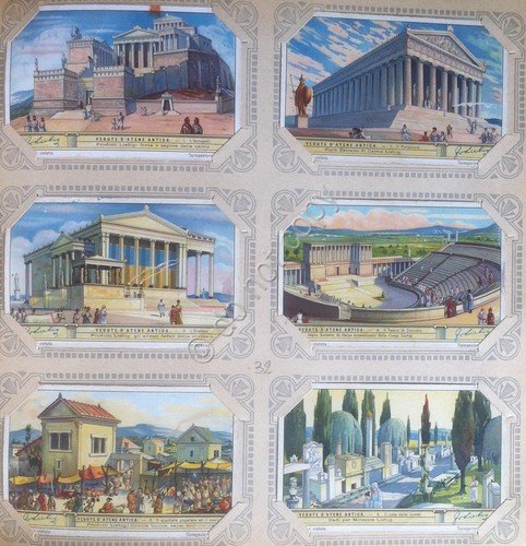 Figurine Liebig Italia - Sang. 1269 - Vedute di Atene … | Immagine principale