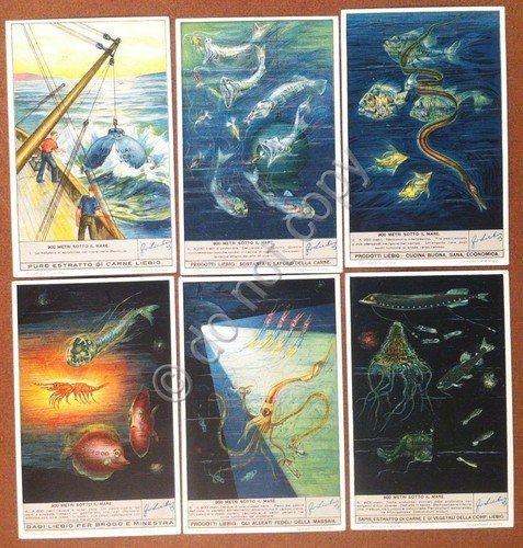 Figurine Liebig Italia - Sang. 1360 - 900 Metri sotto …