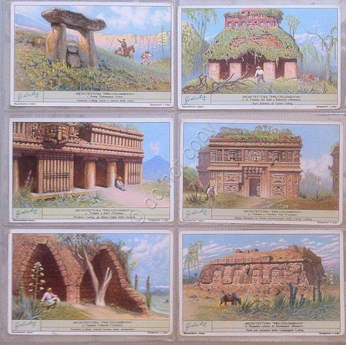 Figurine Liebig Italia - Sanguinetti 1286 - Architettura Pre-Colombiana - …