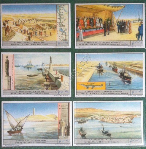 Figurine Liebig Italia 1953 - S 1561 - Il Canale …