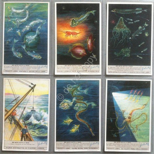 Figurine Liebig Italia S. 1360 - 900 Metri sotto i …