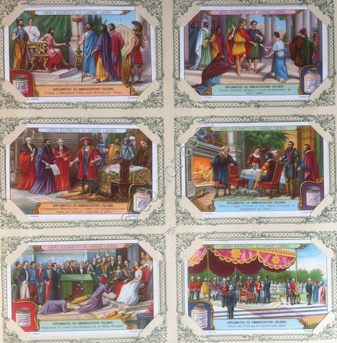 Figurine Liebig Italia Sang. 1177 Diplomatici e Ambasciatori celebri - … | Immagine principale