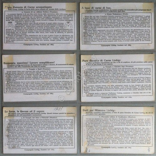 Figurine Liebig Italia Sang. 1286 - Architettura Pre-Colombiana - 1934