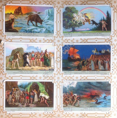 Figurine Liebig Italia Sang. 1291 - L'Edda - 1934 ***