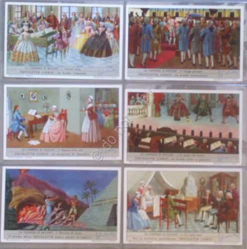 Figurine Liebig Italia Sang. 1652 - La Carriera di Mozart …