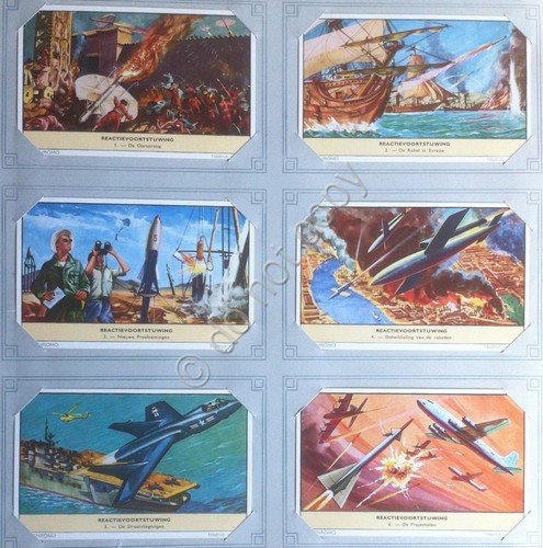 Figurine Liebig Olanda - S 1653 - Reactievoortstuwing - 1956 | Immagine principale