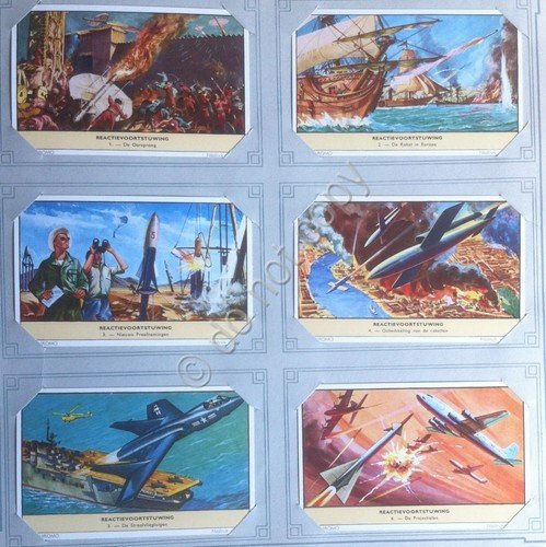 Figurine Liebig Olanda - S 1653 - Reactievoortstuwing - Propulsione … | Immagine principale