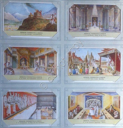 Figurine Liebig Olanda - S 1654 - Goden-Voorstellingen - 1956