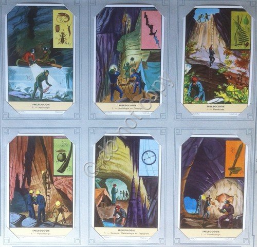 Figurine Liebig Olanda - S 1656 - La Speleologia - … | Immagine principale