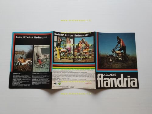 Flandria gamma produzione ciclomotori 1972 depliant originale