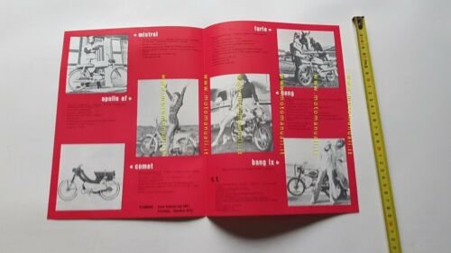Flandria produzione ciclomotori depliant originale ITALIANO moped brochure
