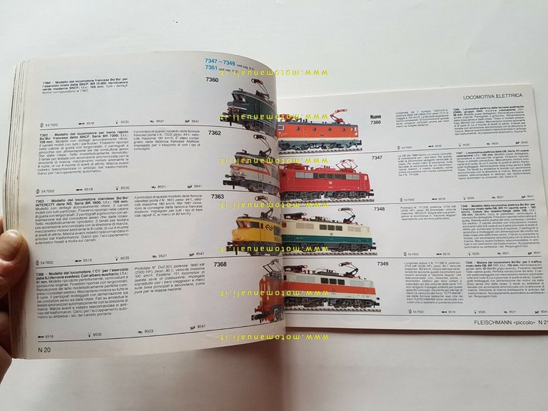 FLEISCHMANN LOTTO 4 CATALOGHI TRENI ANNI 90 ORIGINALI