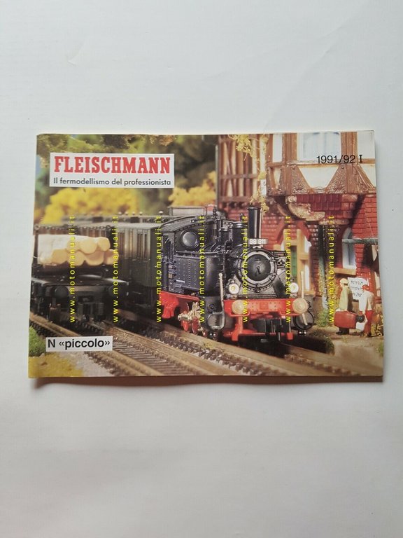 FLEISCHMANN LOTTO 4 CATALOGHI TRENI ANNI 90 ORIGINALI