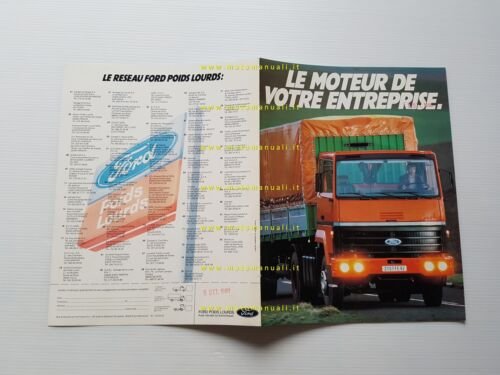 Ford autocarri 1980 depliant francese originale