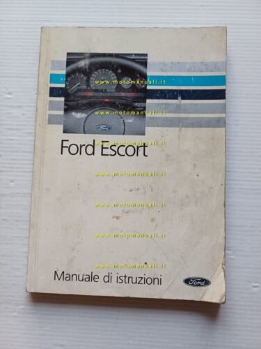 Ford Escort - Cabrio modelli 1991 manuale uso manutenzione italiano …