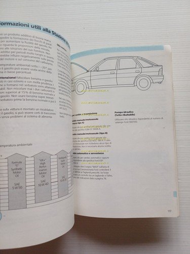 Ford Escort modelli 1992 manuale uso manutenzione originale italiano