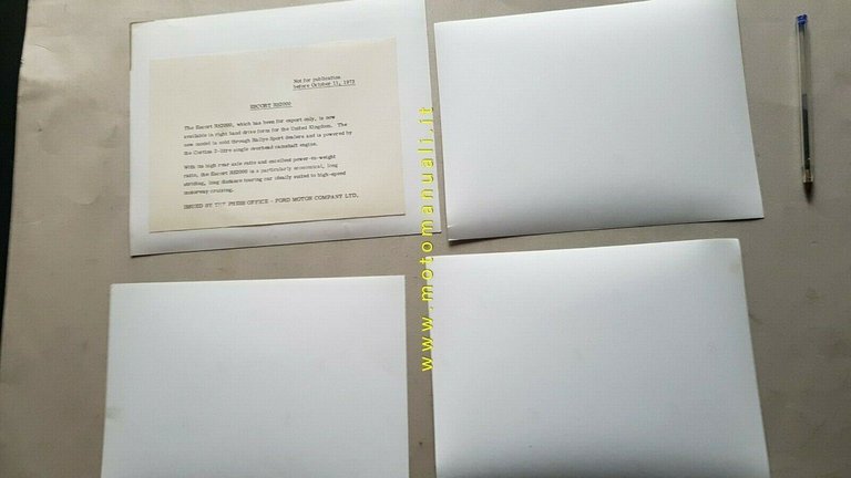 Ford Escort RS 1600 1971 RS 2000 1973 lotto foto …