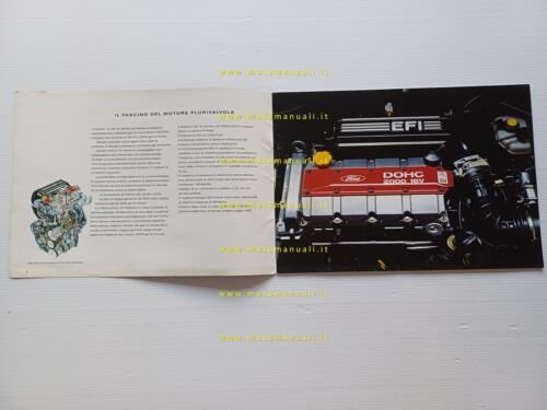 Ford Escort RS 2000 1991 depliant italiano originale