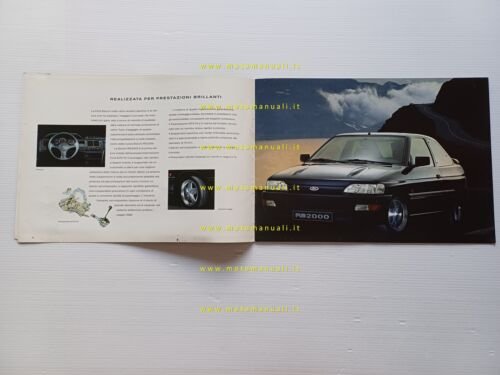 Ford Escort RS 2000 1991 depliant italiano originale