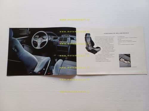 Ford Escort RS 2000 1991 depliant italiano originale