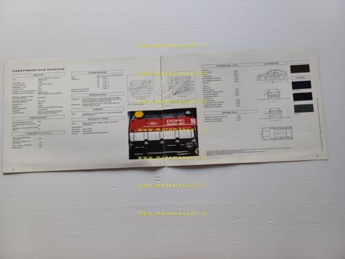 Ford Escort RS 2000 1991 depliant italiano originale