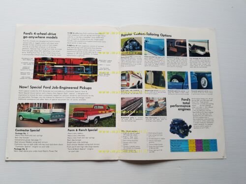 FORD Pickups 1969 depliant USA originale
