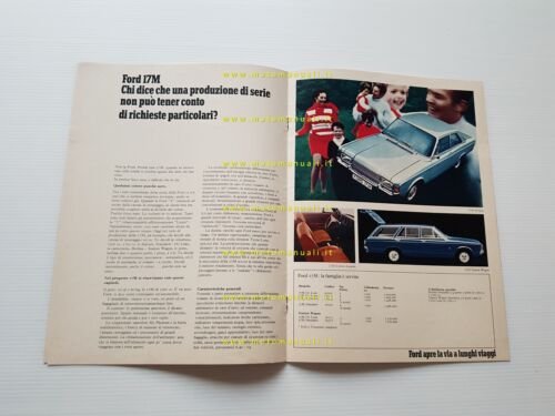 Ford produzione modelli 1970 depliant originale italiano