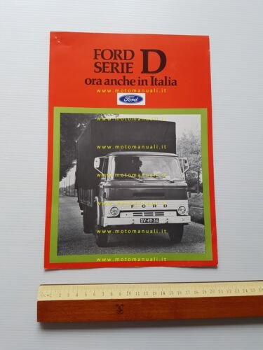 Ford Serie D autocarri 1979 depliant italiano originale