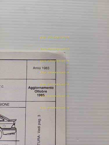 Ford Sierra XR4 2.8 inj. agg. 1985 scheda omologazione DGM …