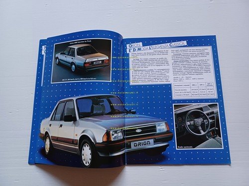 Ford tutti modelli 1984 depliant italiano originale