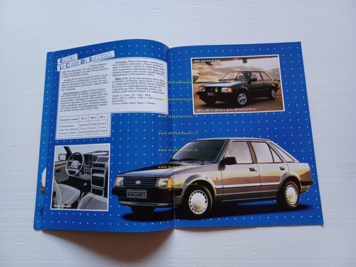 Ford tutti modelli 1984 depliant italiano originale