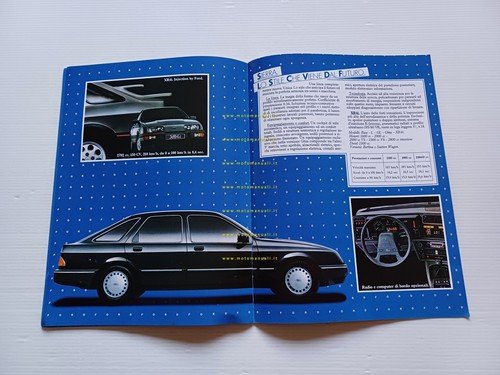 Ford tutti modelli 1984 depliant italiano originale