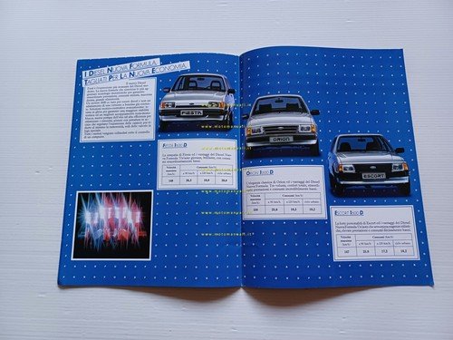 Ford tutti modelli 1984 depliant italiano originale