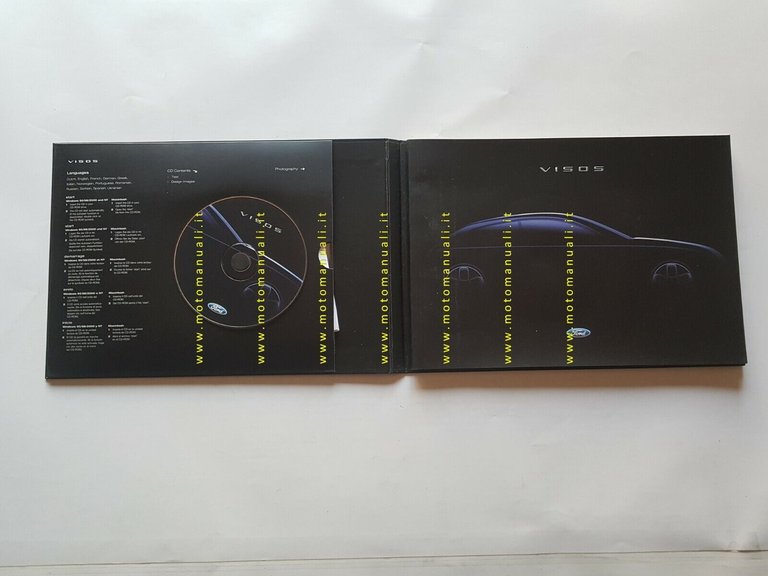 Ford Visos prototipo cartella stampa 2003 originale press kit