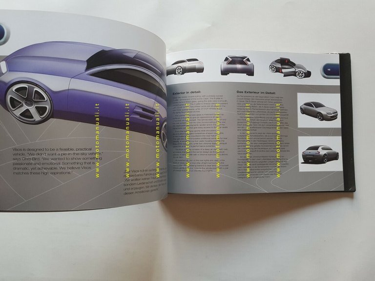 Ford Visos prototipo cartella stampa 2003 originale press kit