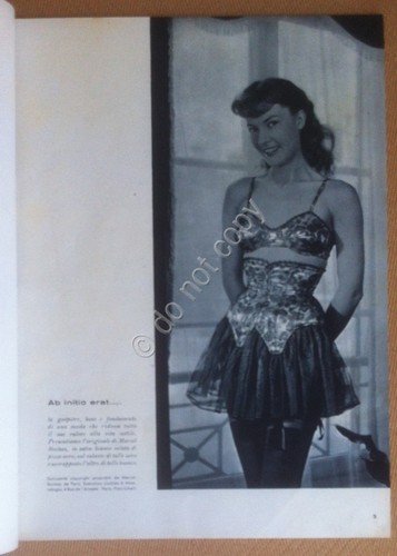 Fortuna Rivista Moda Magazine N.1 Novembre/Dicembre1947 Illustrata Gruau | Immagine Gallery 2