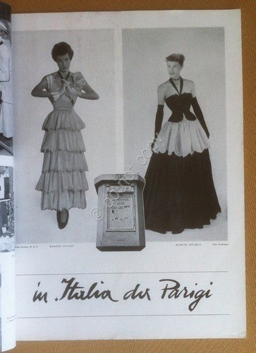Fortuna Rivista Moda Magazine N.3 Primavera Estate1948 Illustrata Gruau Scopinic | Immagine Gallery 2