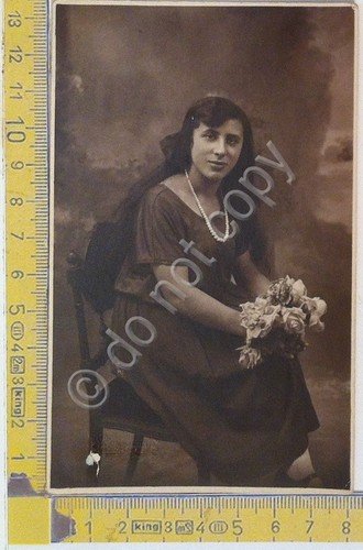 Foto d'epoca - Vintage photograph - Giovane donna - anni …